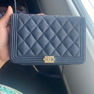Classic Chanel Quilted Wallet on Chain
